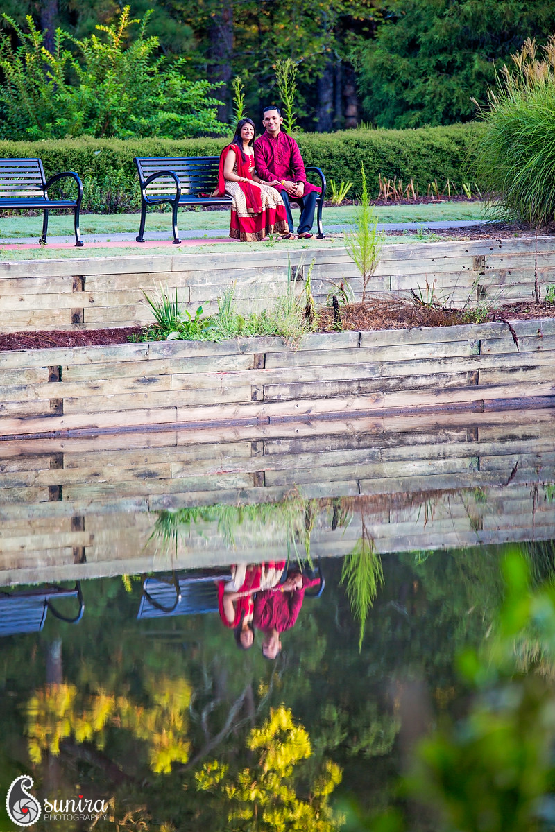 Janki & Viraag | Vines Park Engagement | Lawrenceville Engagement Photographer